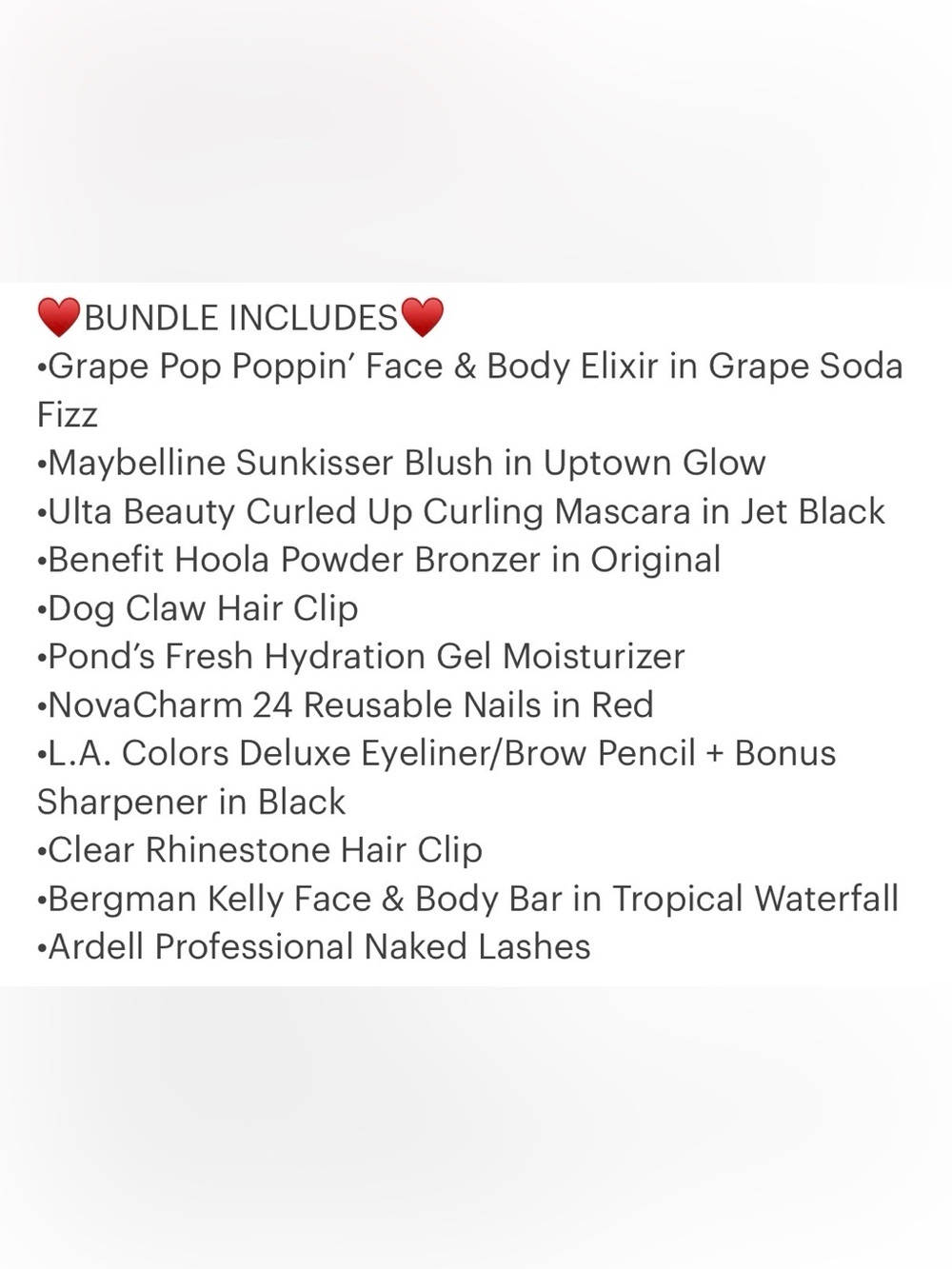 ♥️BBW,VALENTINO & MORE♥️(GET 2 RANDOM ITEMS) - Picture 3 of 4
